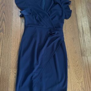 Elegant Navy Blue Dress